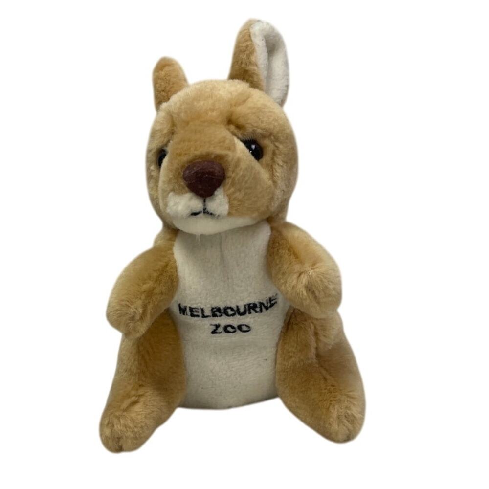 Straight From Melbourne Australia Zoo 6.5" Kangaroo Stuffed Animal Plush Toy